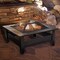Pure Garden 32" Square Fire Pit With Ceramic Tile Top And Weather Cover